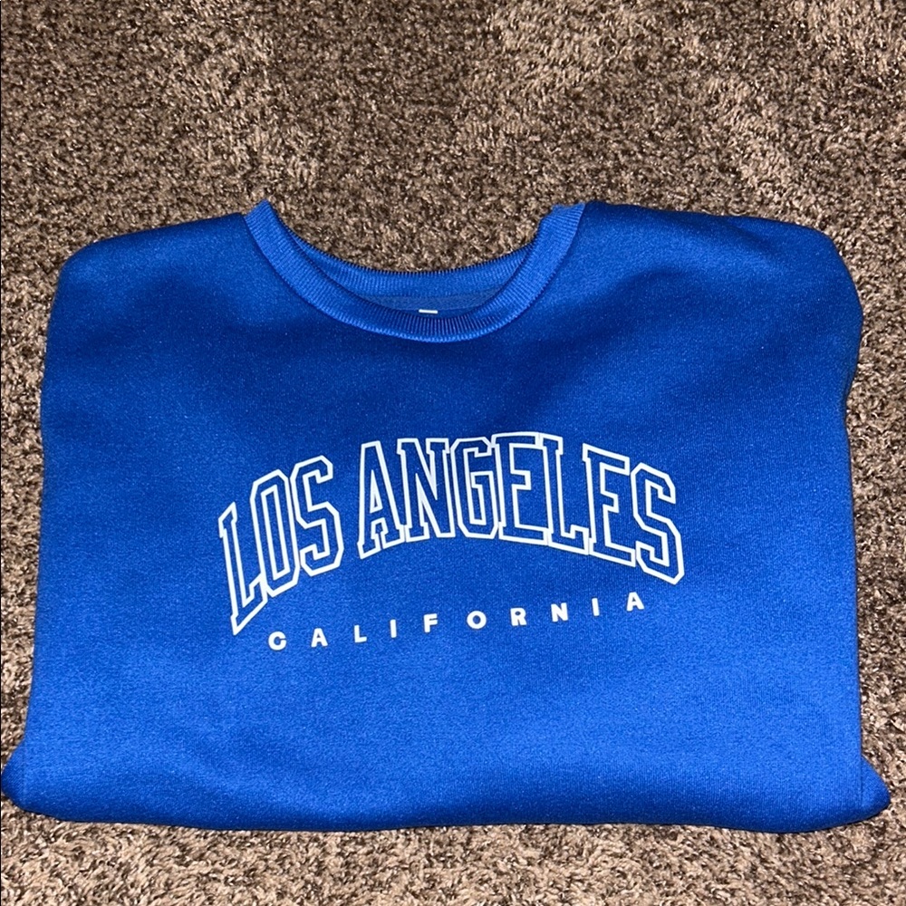 Blue Los Angeles California Sweatshirt